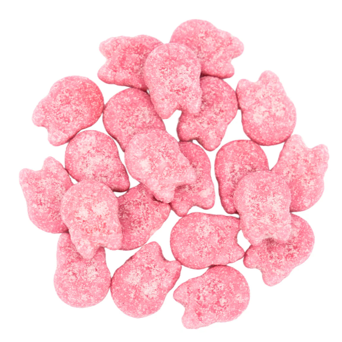Bubs Mini Sour Cool Raspberry Skulls 11 Lb Bulk Bag