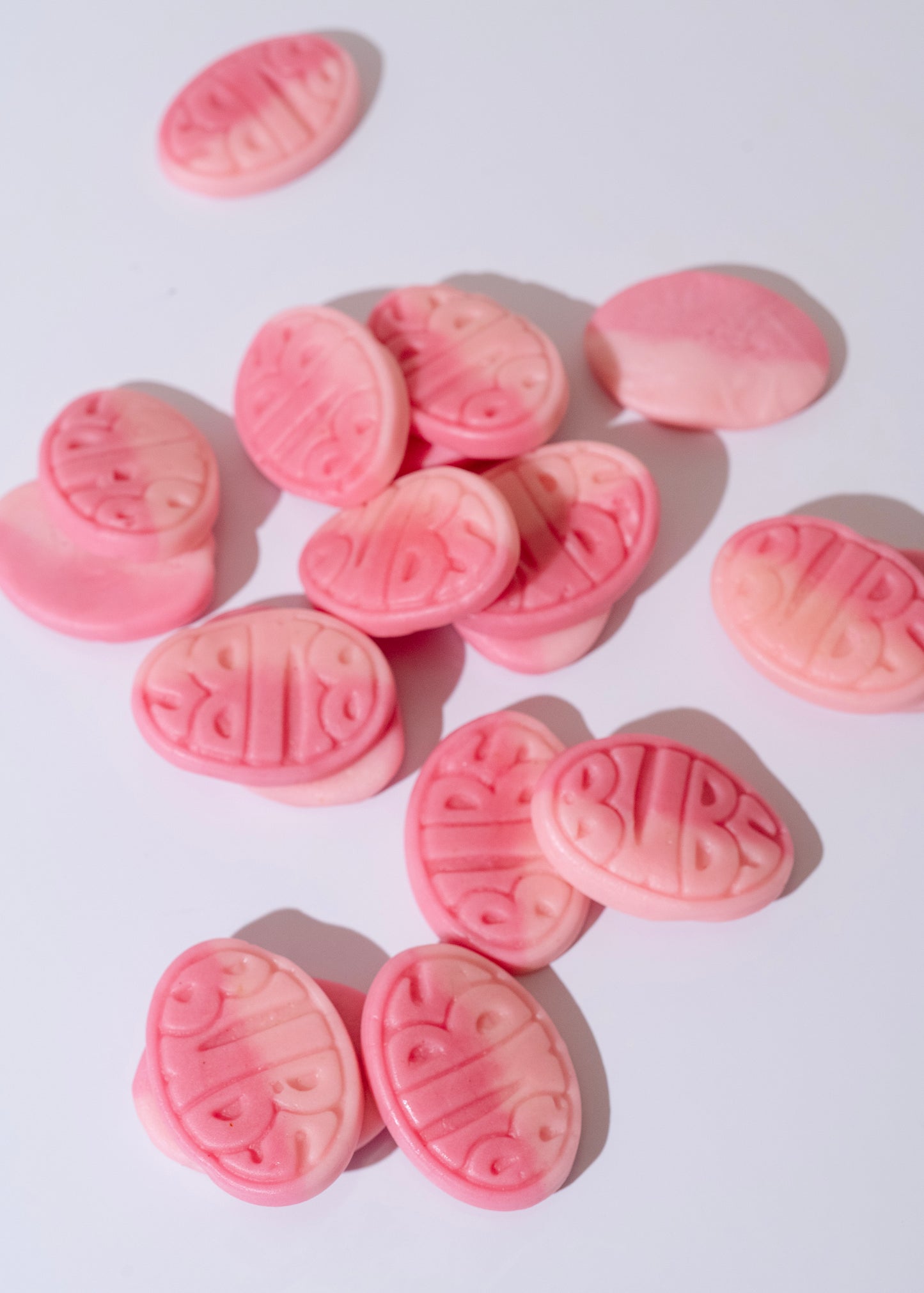 Bubs Swedish Candy - 6.17 LB Case - Wild Strawberry Pomegranate Ovals