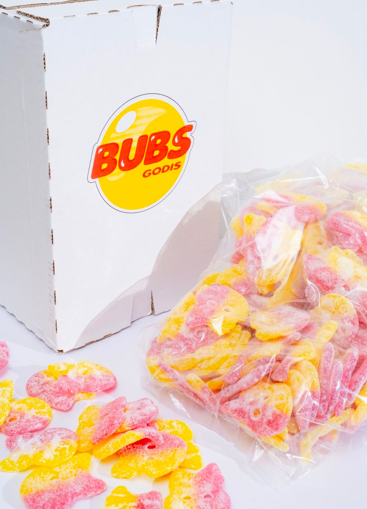 Bubs Swedish Candy - 7.05 LB Case - Fizzy Skulls