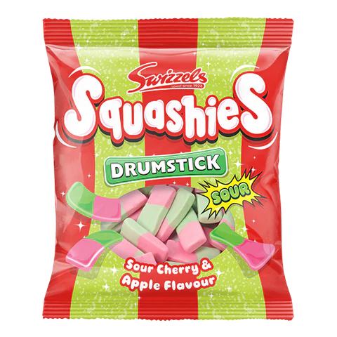 Swizzels Squashies Sour Cherry & Apple (Case of 12)