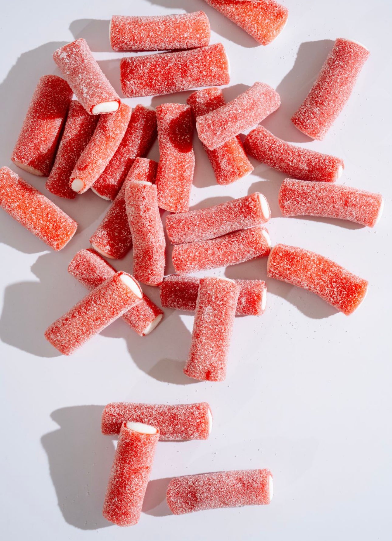 Sour Strawberry Tubes