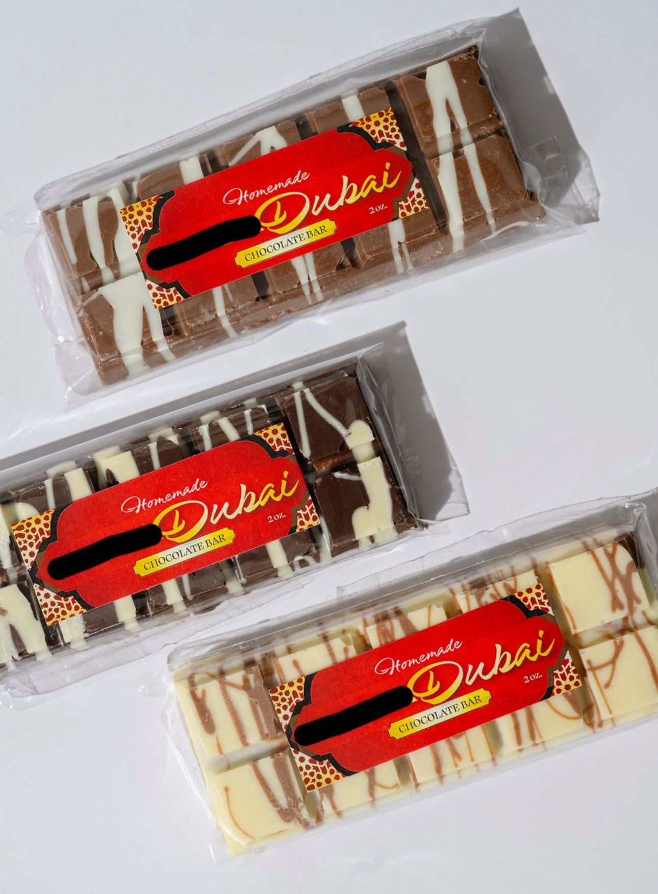 Dubai Hazelnut Chocolate Bar Collection