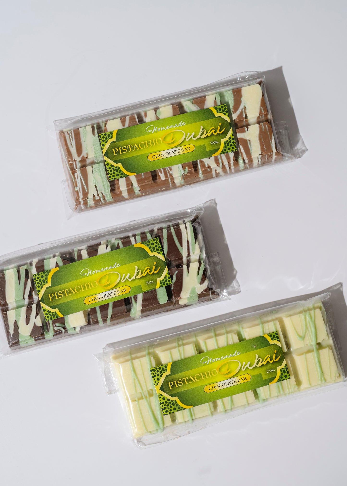 Dubai Pistachio Chocolate Bar Collection
