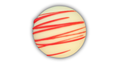 White Chocolate Candy Cane Truffle