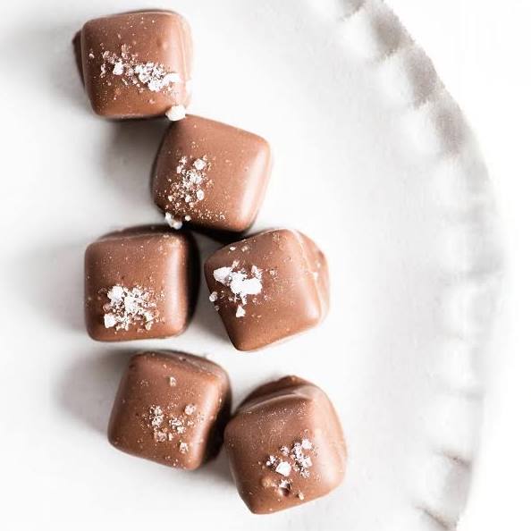 Milk Chocolate Vanilla Caramels With Sea Salt