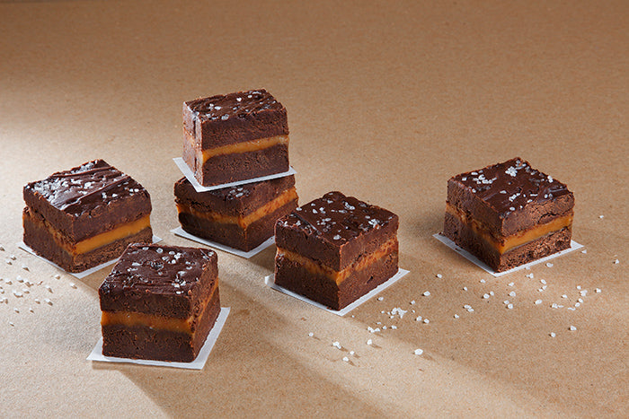 Dark Chocolate Salted Caramel Fudge