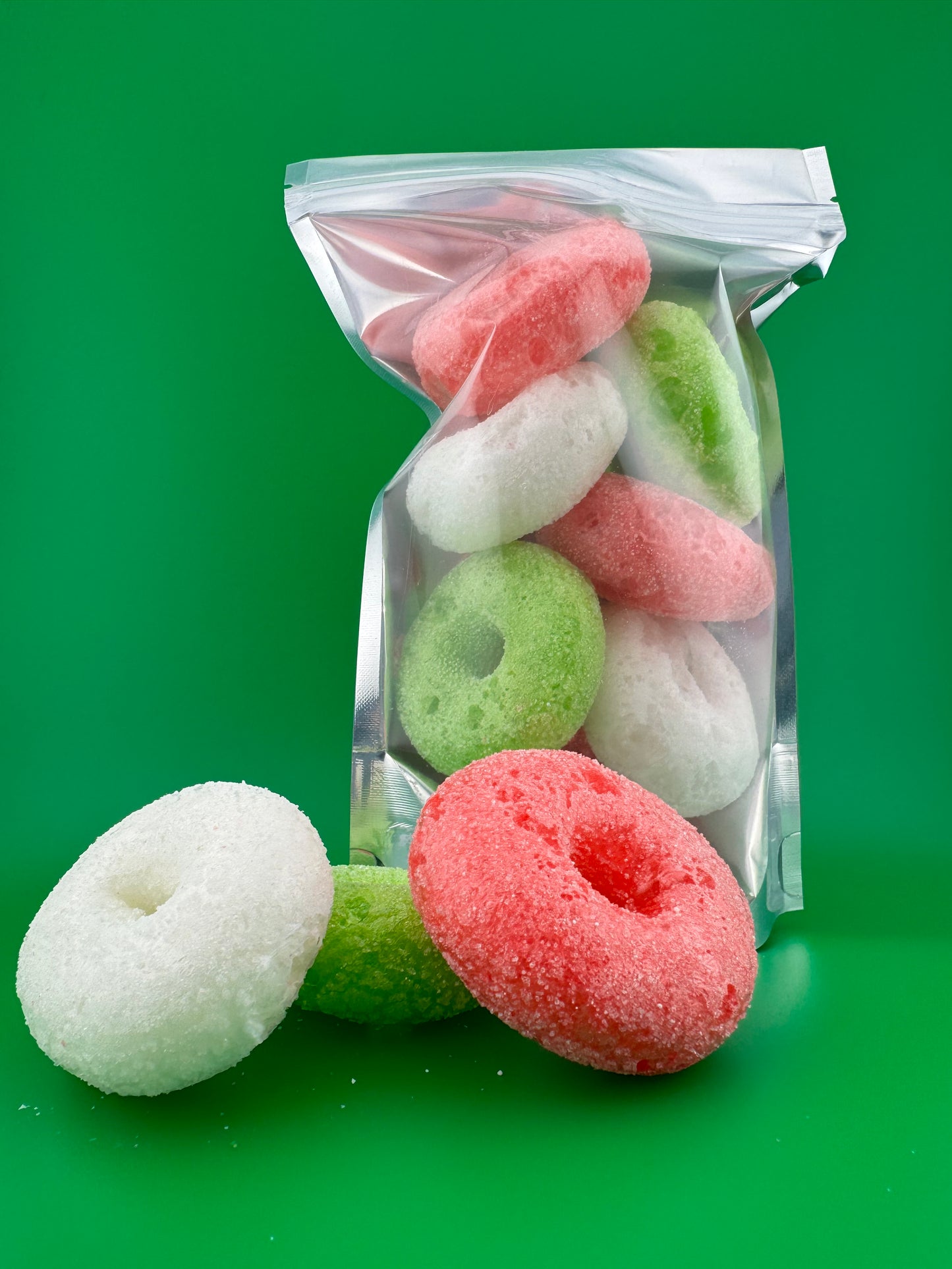 Freeze Dried Christmas Gummi Rings