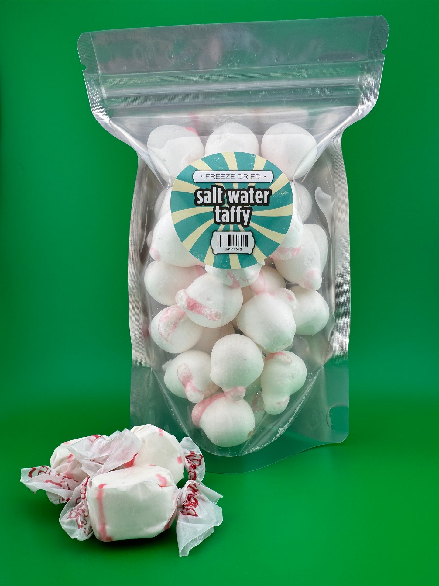 Freeze Dried Peppermint Salt Water Taffy