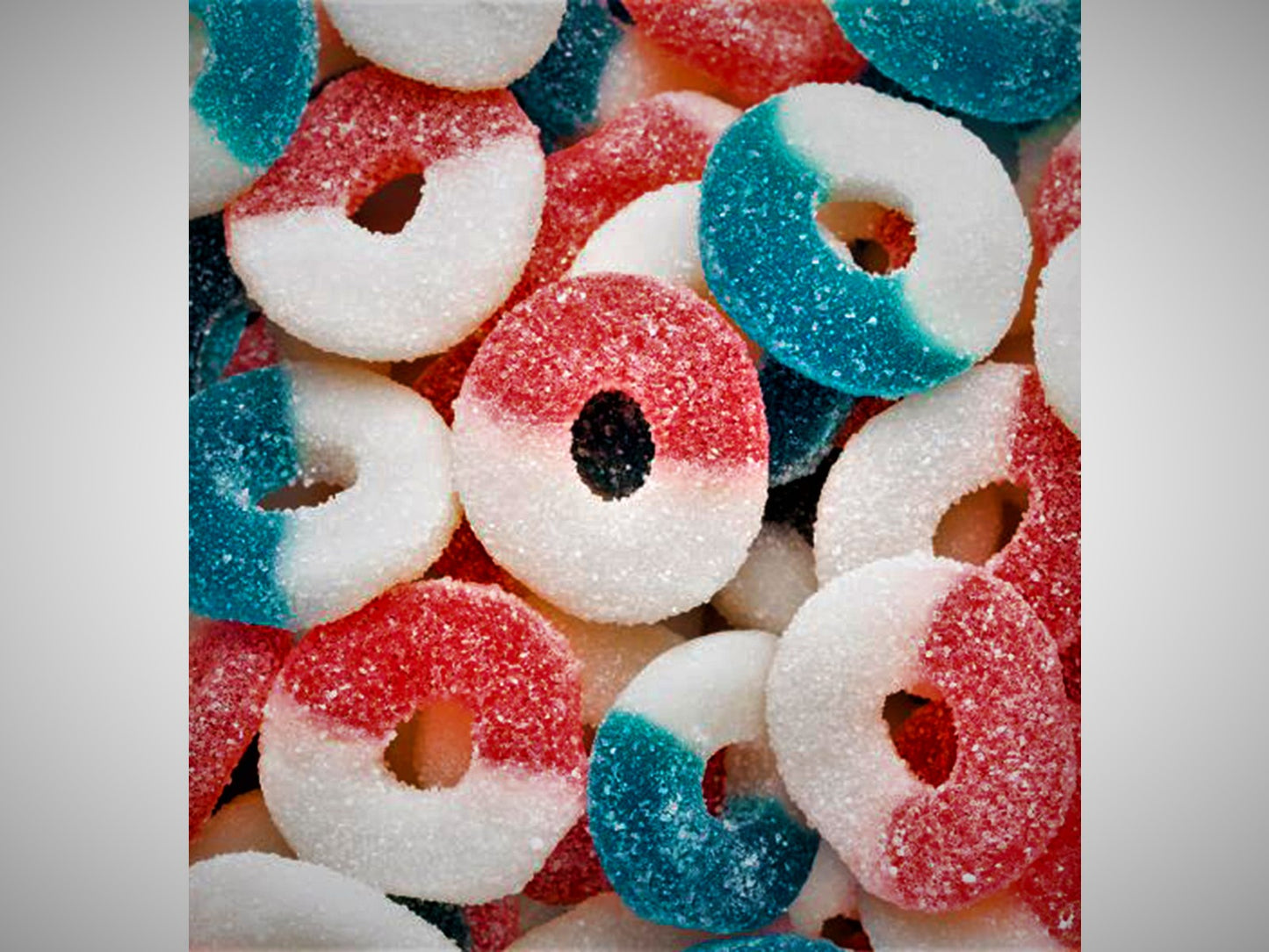 Freedom Gummi Rings (Red, white and blue)