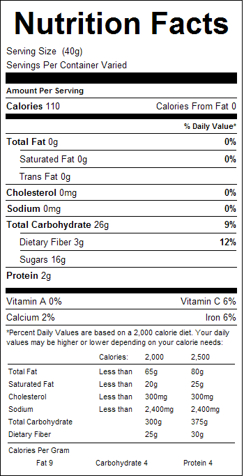 Dried Peaches (12 oz.)