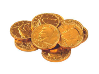 Milk Chocolate Gold Foil Coins (12 oz)