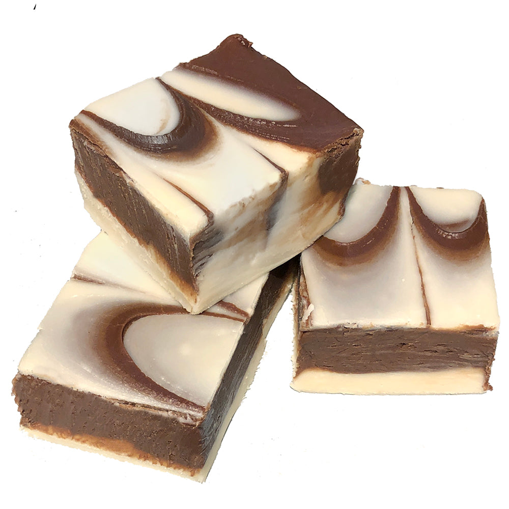 Vanilla Chocolate Swirl Fudge