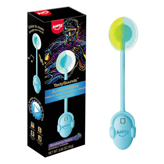 TastySounds Blueberry Music Lollipop 12 pack case