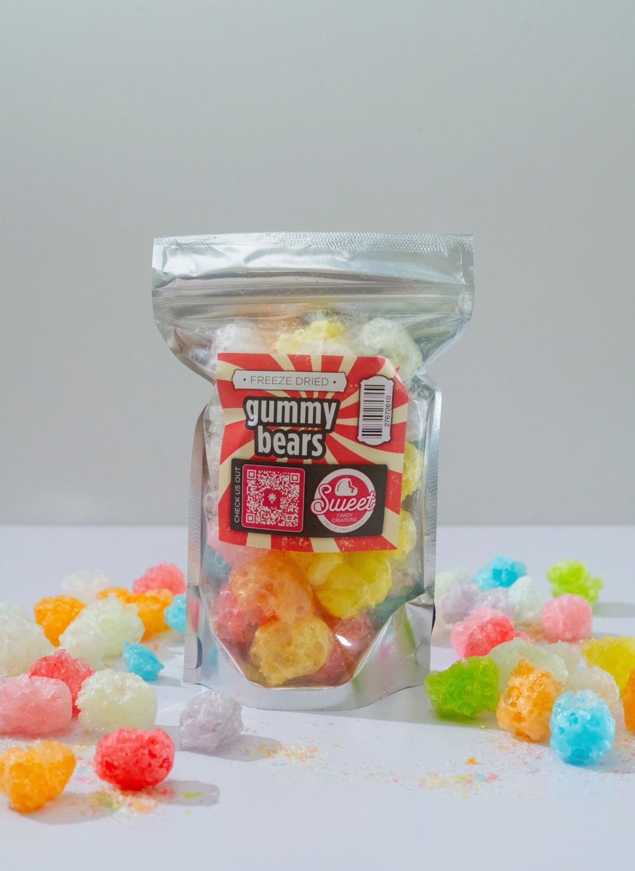 Freeze Dried Gummy Bears 12 Flavors