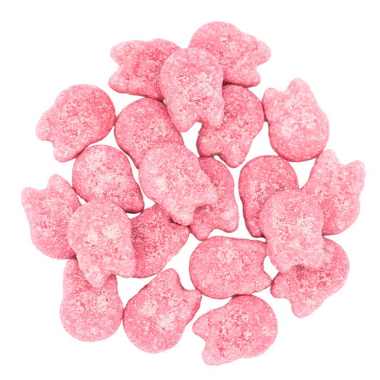 Bubs Mini Sour Cool Raspberry Skulls 11 Lb Bulk Bag