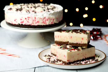 White Chocolate Peppermint Cheesecake Fudge