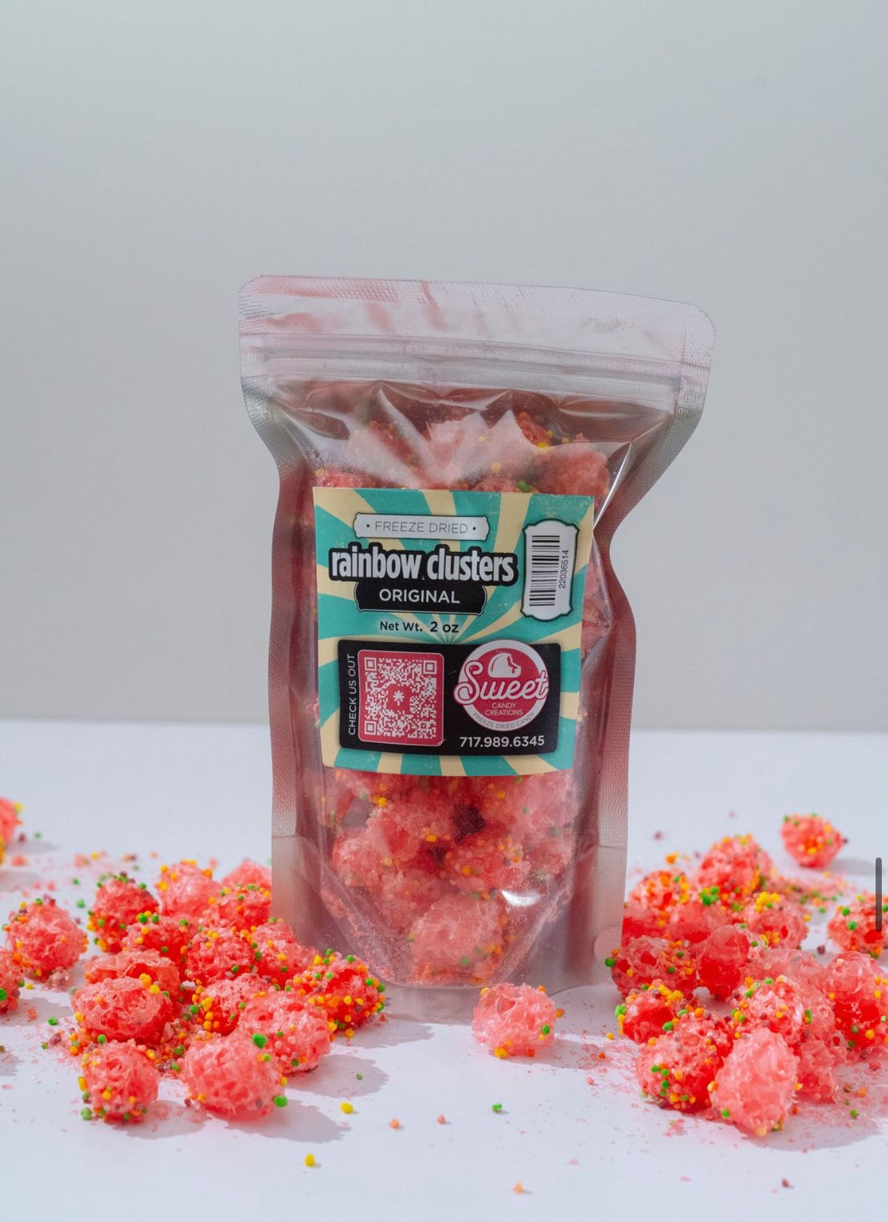 Freeze Dried Rainbow Nerd Clusters