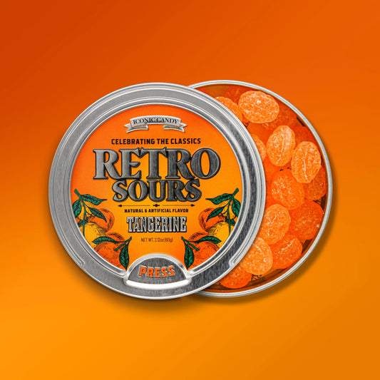 Retro Sours Tangerine Case of 8 Tins