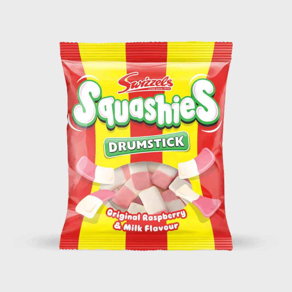Swizzels Squashies Raspberry & Milk (Case of 12)