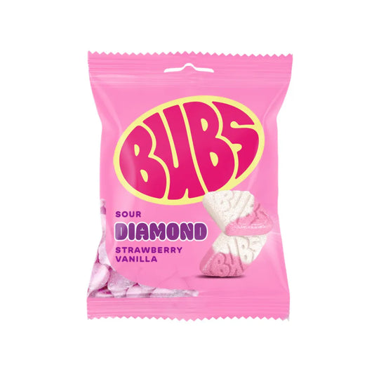Bubs Sour Strawberry Vanilla 8 pack case