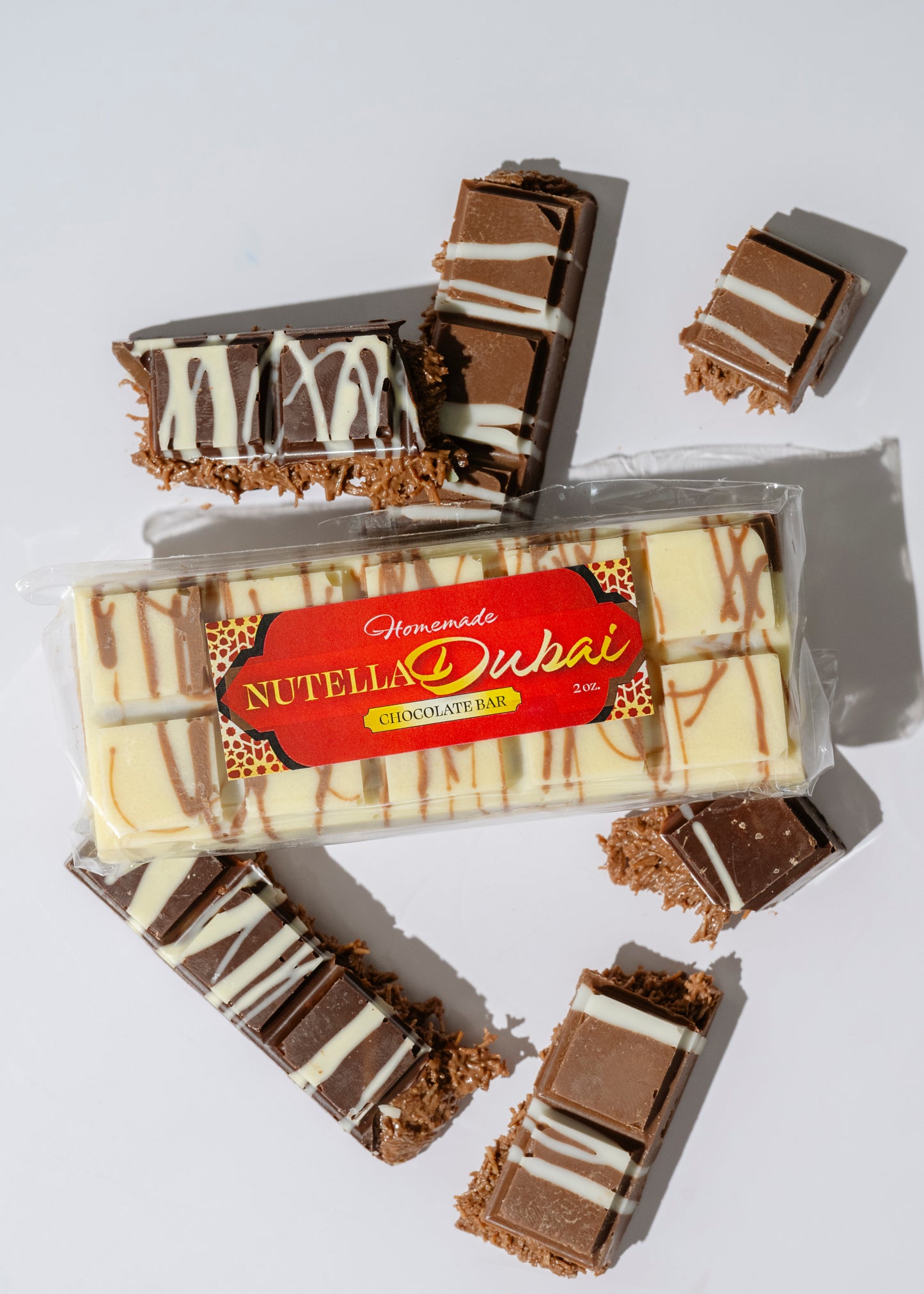 Dubai White Chocolate Hazelnut Bar