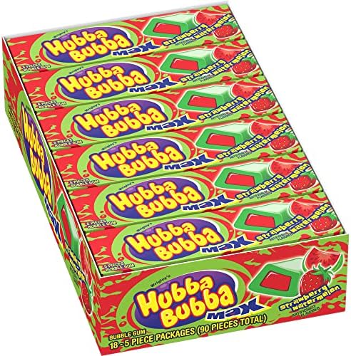 Hubba Bubba Strawberry Watermelon (18 count)