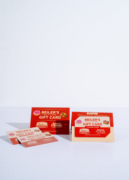 Physical Beiler's Multi-Store Gift Card