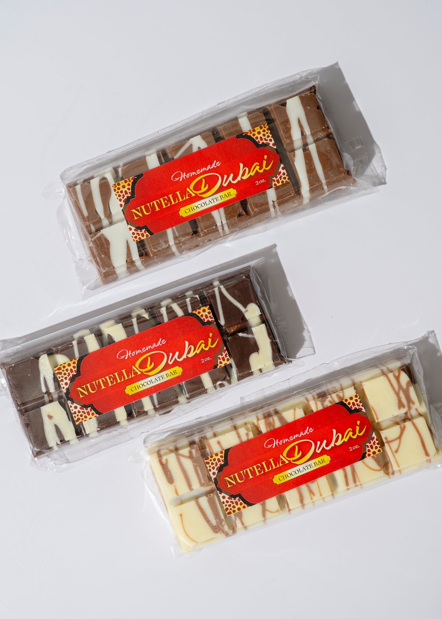 Dubai Hazelnut Chocolate Bar Collection