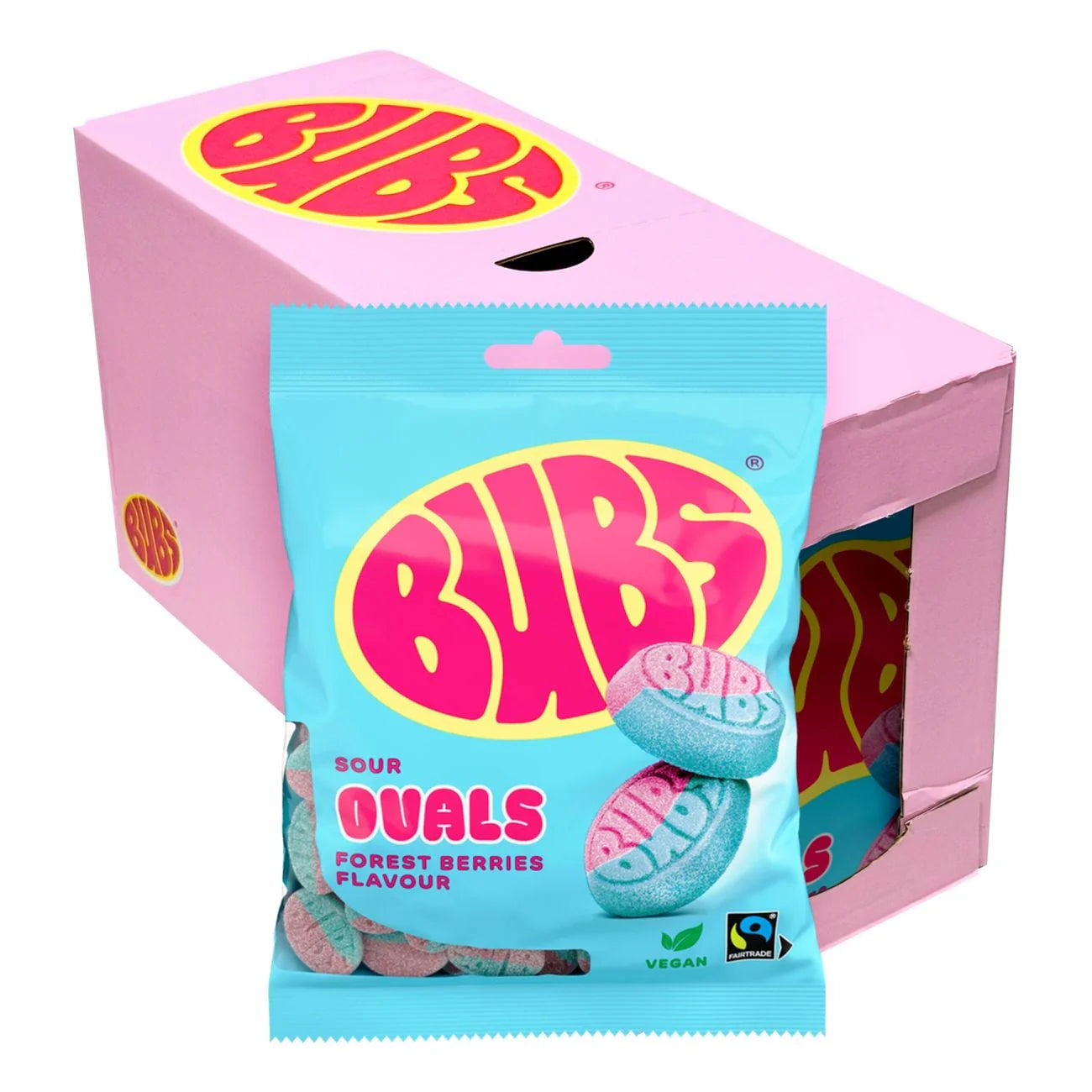 Bubs Sour Ovals Forest Berries