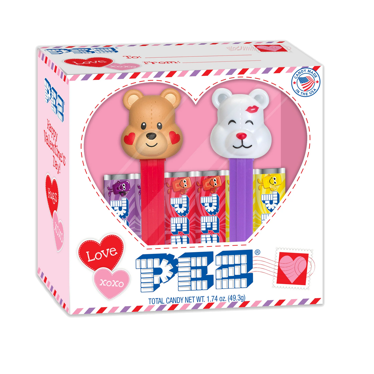 Pez Valentines Day Bears Dispensers