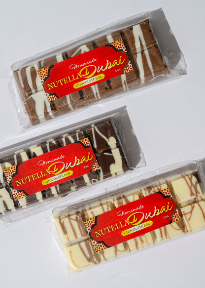 Dubai Hazelnut Chocolate Bar Collection