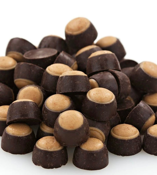 Dark Chocolate Mini Peanut Butter Buckeyes (12 oz)