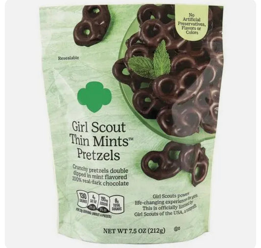 Girl Scouts Thin Mint Pretzels