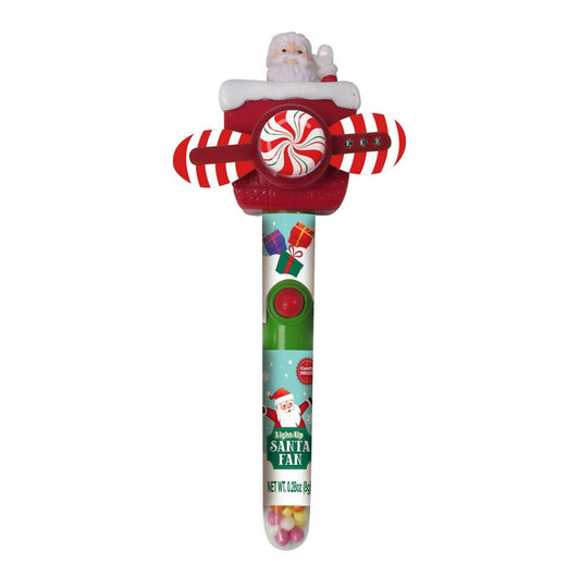 Santa Light Up Fan With Candy