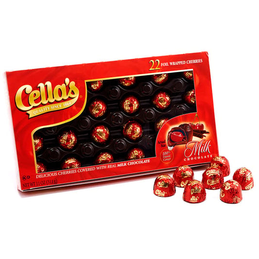 Cella’s Milk Chocolate Foil Wrapped Cordial Cherries