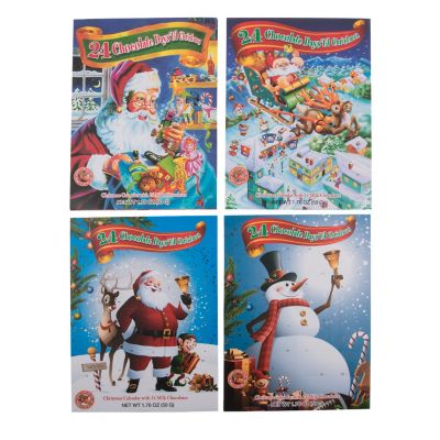 Chocolate Candy Christmas Advent Calendar (4 Pack)