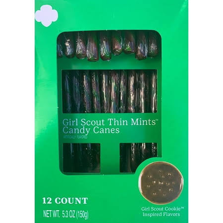 Girl Scout Thin Mint Candy Cane