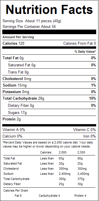 12 Flavor Gummi Bears