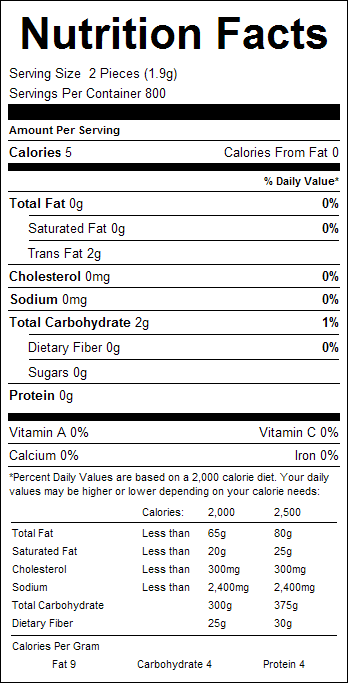 Licorice Chips (1 lb)